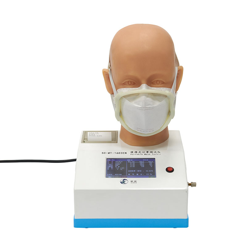Taşınabilir Test Cihazları Filtre Verimliliği Maske Test Cihazı SC-MT-1603